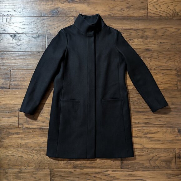 Old Navy funnel neck coat jacket black size XS - Picture 2 of 16